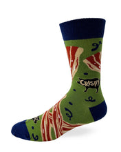 Load image into Gallery viewer, Bacon Makes Everything Better Men&#39;s Novelty Crew Socks
