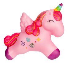 Load image into Gallery viewer, Yay! Toysmith Squishy Unicorn, Slow Rise Squishy, Fun Size
